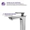 Anzzi Saunter Single-Handle Vessel Bathroom Faucet in Brushed Nickel L-AZ121BN - alternate 5